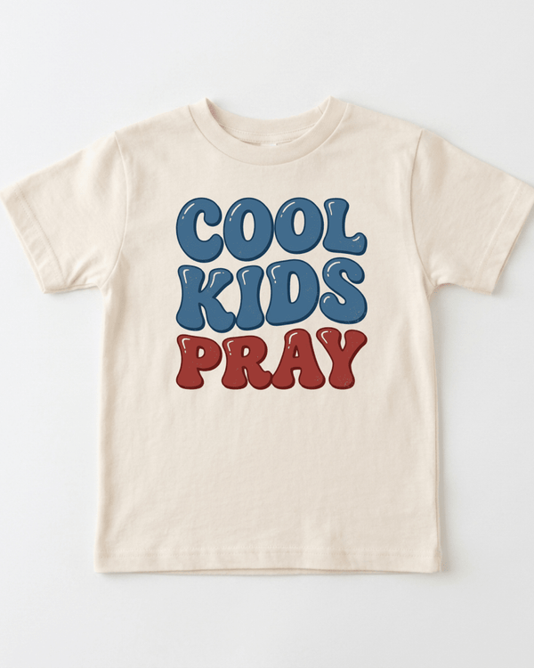 Cool Kids Pray Youth Tee | Christian Shirt