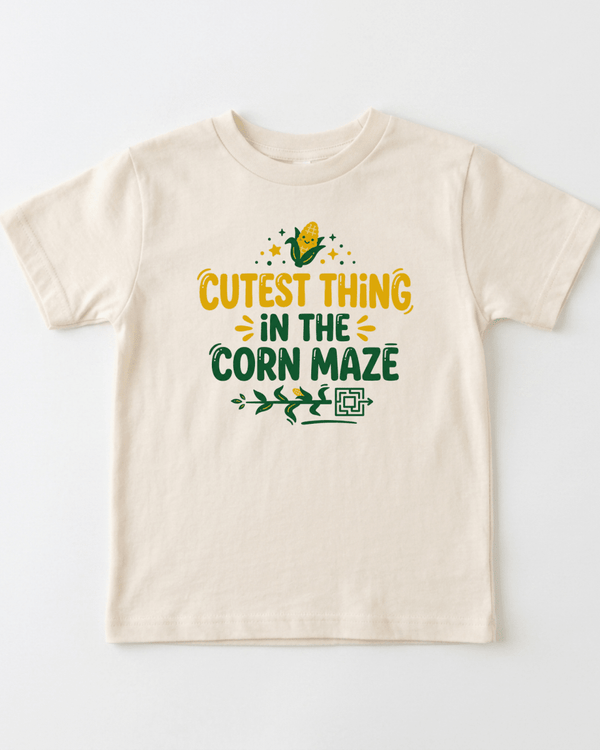Cutest Thing in the Corn Maze Toddler Tee | Cute Toddler Gift