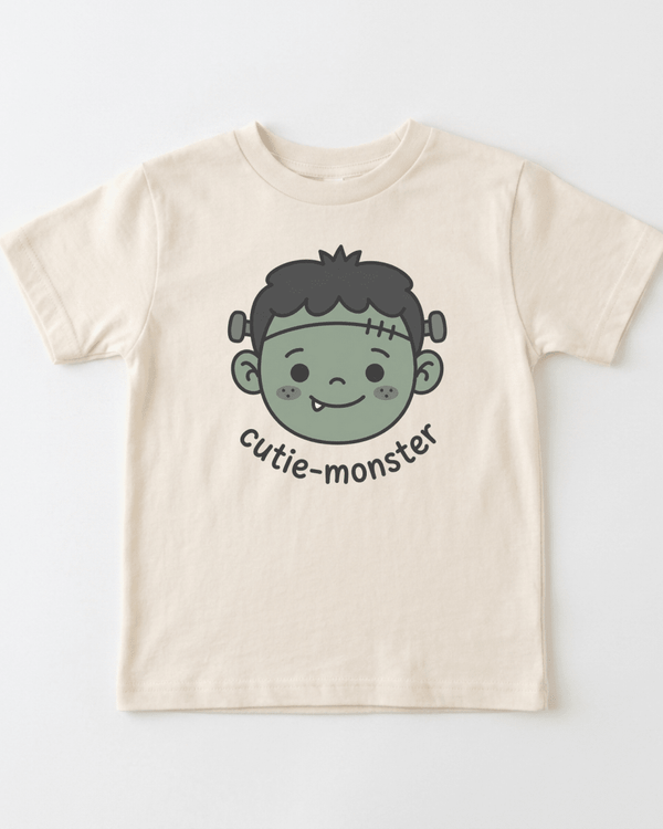 Cutie Frankenstein Toddler Tee | Cute Toddler Gift
