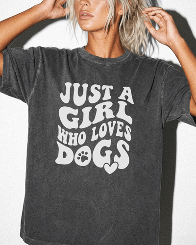 Just a Girl Who Loves Dogs Shirt