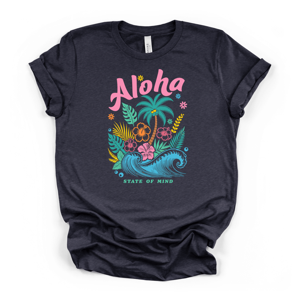 Aloha State of Mind Women's Vacation Shirt - Okum Tees