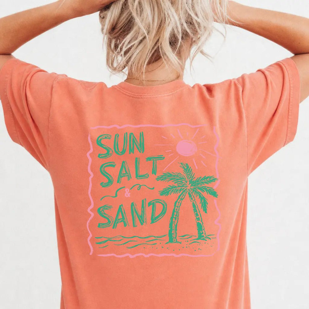 Beach Doodle Women's Graphic Tee - Okum Tees