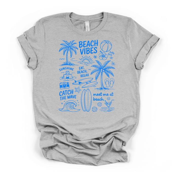 Beach Vibes Doodle Shirt - Okum Tees