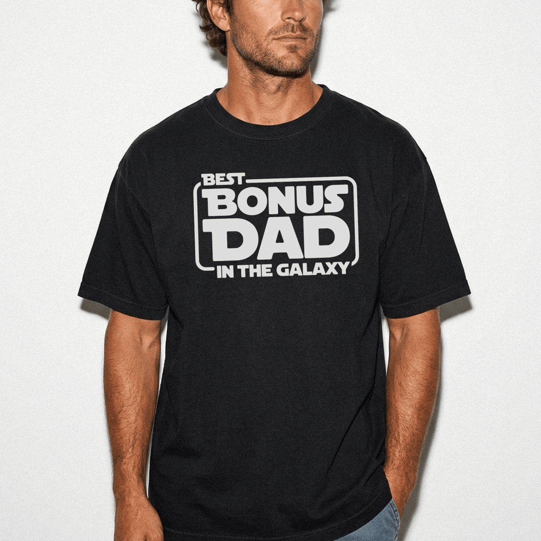 Best Bonus Dad in the Galaxy Shirt - Okum Tees