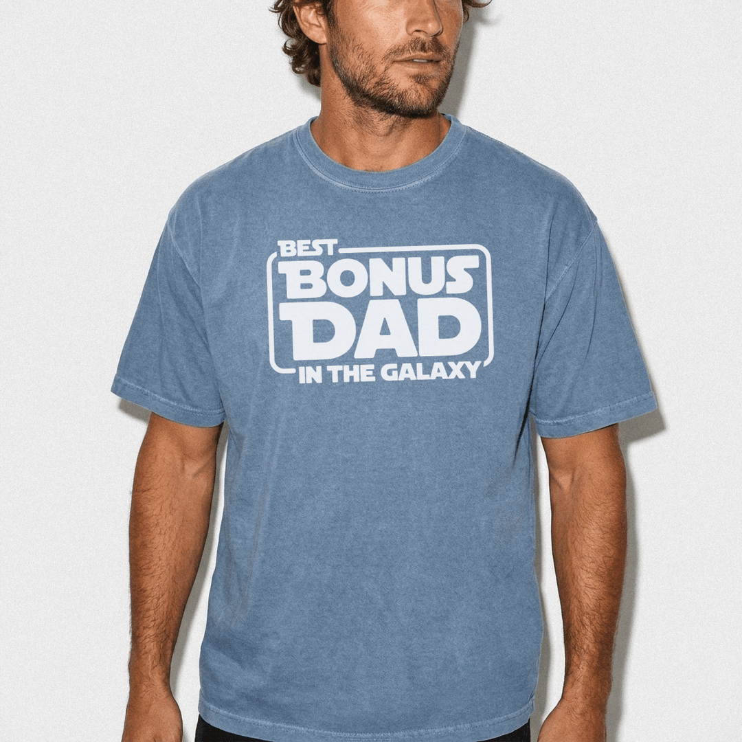 Best Bonus Dad in the Galaxy Shirt - Okum Tees