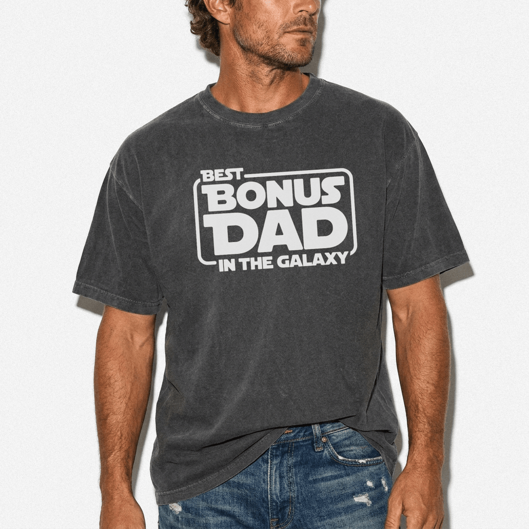 Best Bonus Dad in the Galaxy Shirt - Okum Tees