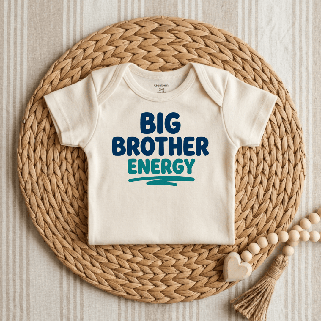 Big Brother Energy Baby Onesie® | Boys Outfit - Okum Tees