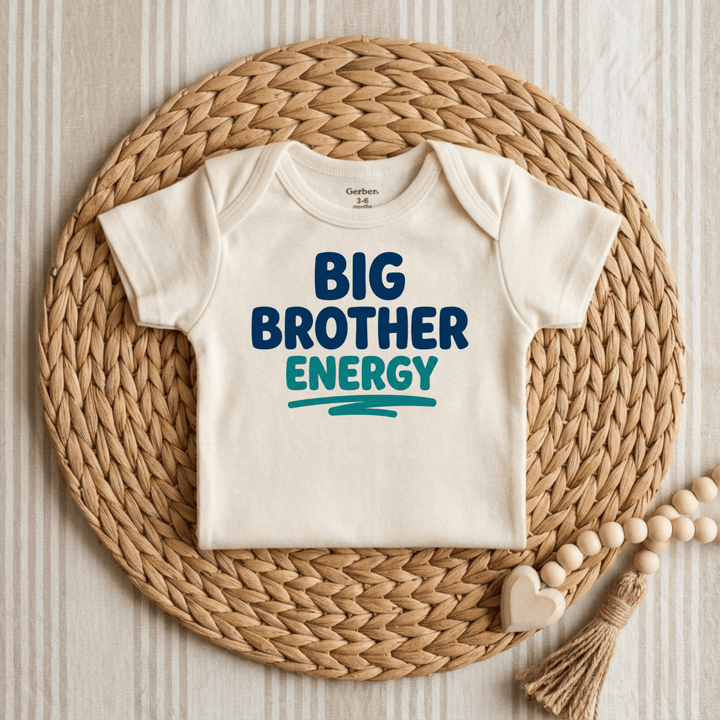 Big Brother Energy Baby Onesie® | Boys Outfit - Okum Tees