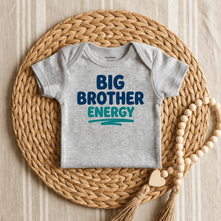 Big Brother Energy Baby Onesie® | Boys Outfit - Okum Tees