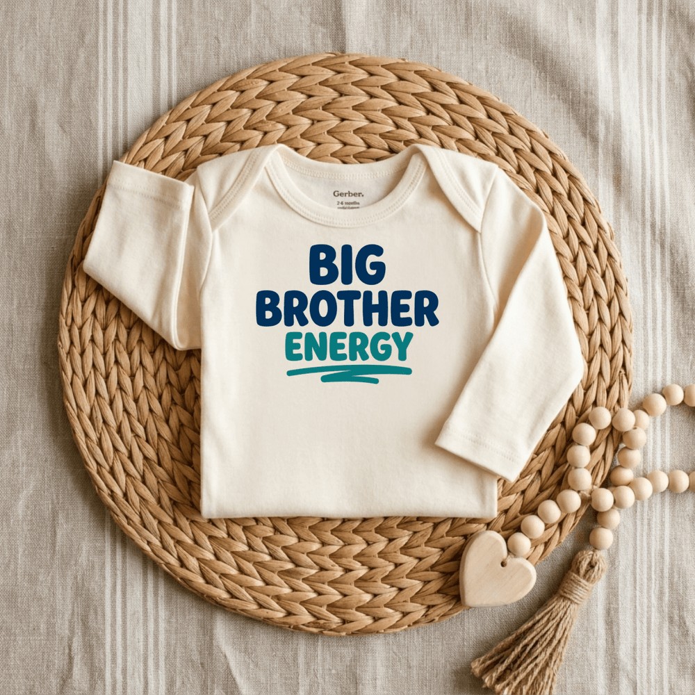 Big Brother Energy Baby Onesie® | Boys Outfit - Okum Tees