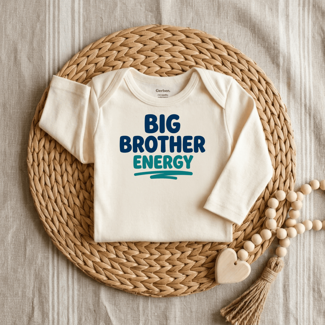 Big Brother Energy Baby Onesie® | Boys Outfit - Okum Tees