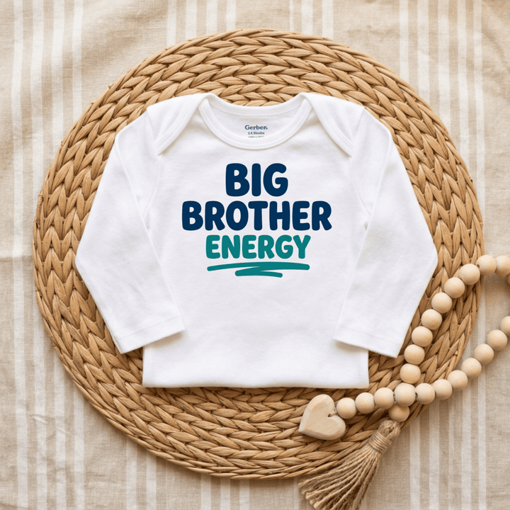 Big Brother Energy Baby Onesie® | Boys Outfit - Okum Tees