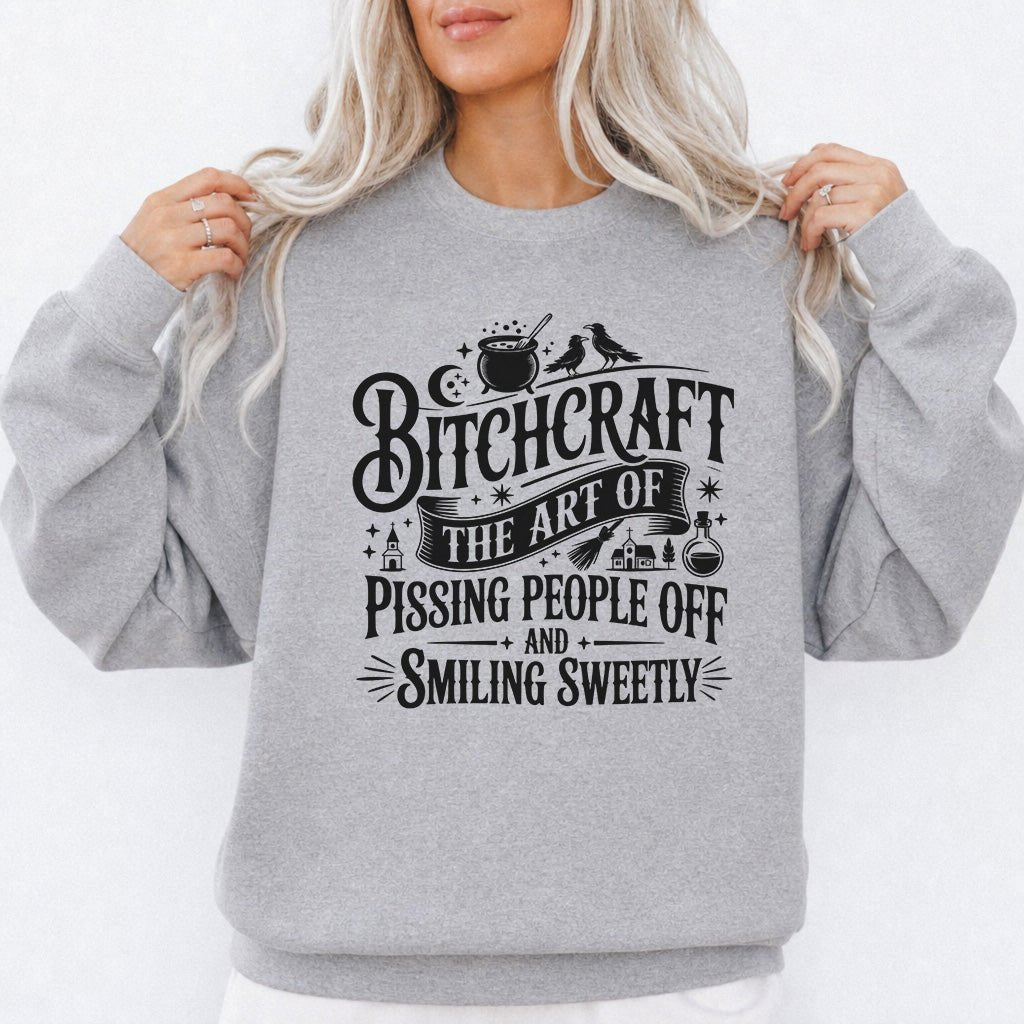 Bitchcraft Halloween Sweatshirt - Okum Tees