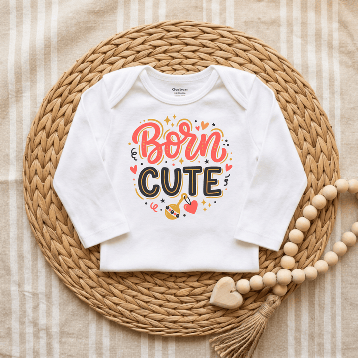 Born Cute Baby Onesie® | Girls Outfit - Okum Tees