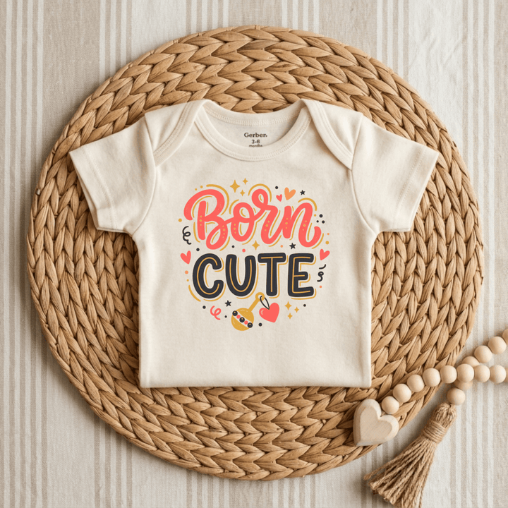 Born Cute Baby Onesie® | Girls Outfit - Okum Tees