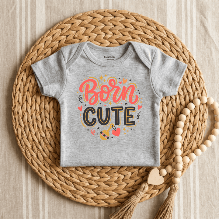 Born Cute Baby Onesie® | Girls Outfit - Okum Tees