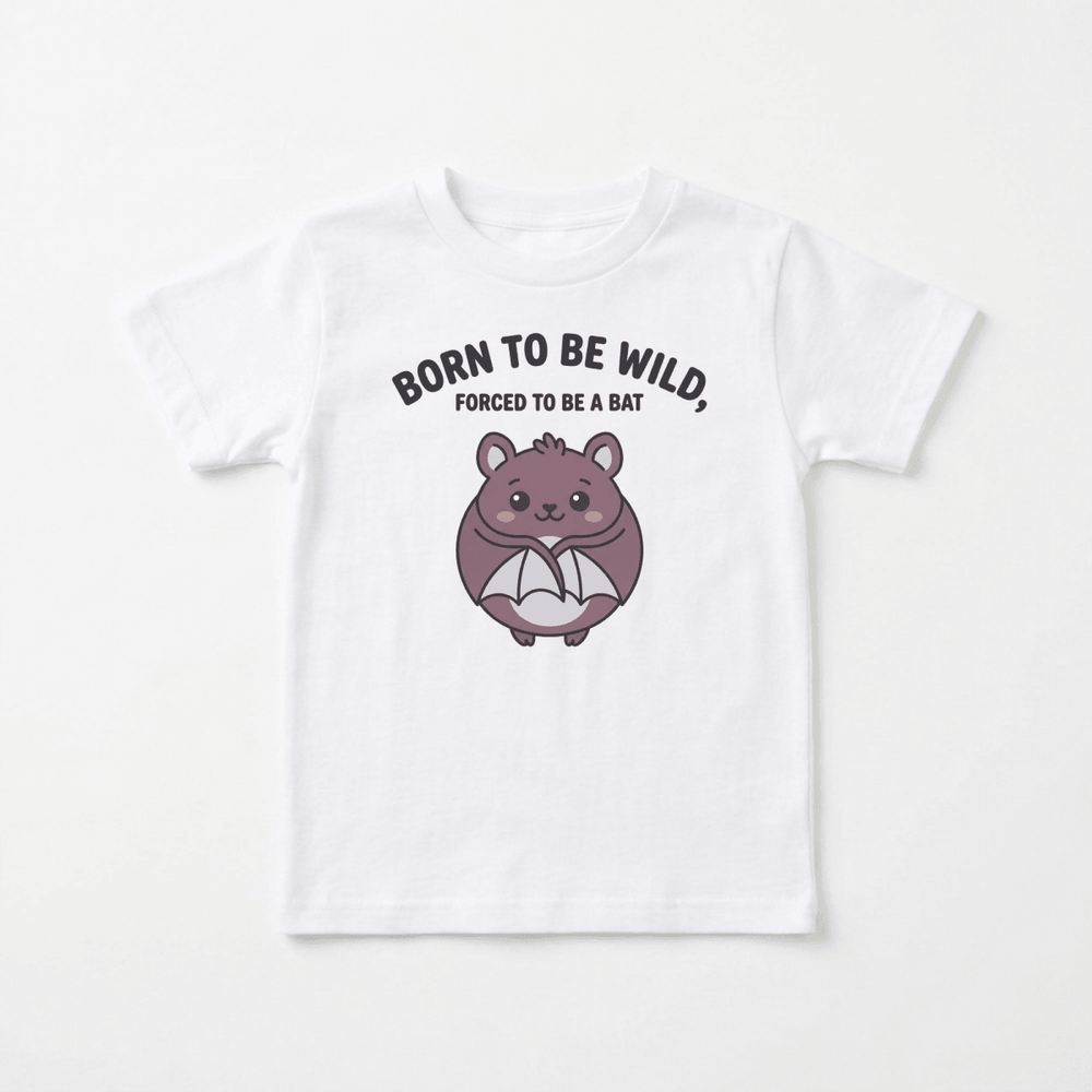 Born to Be Wild, Forced to Be a Bat Youth Tee | Unisex Kids Shirt - Okum Tees