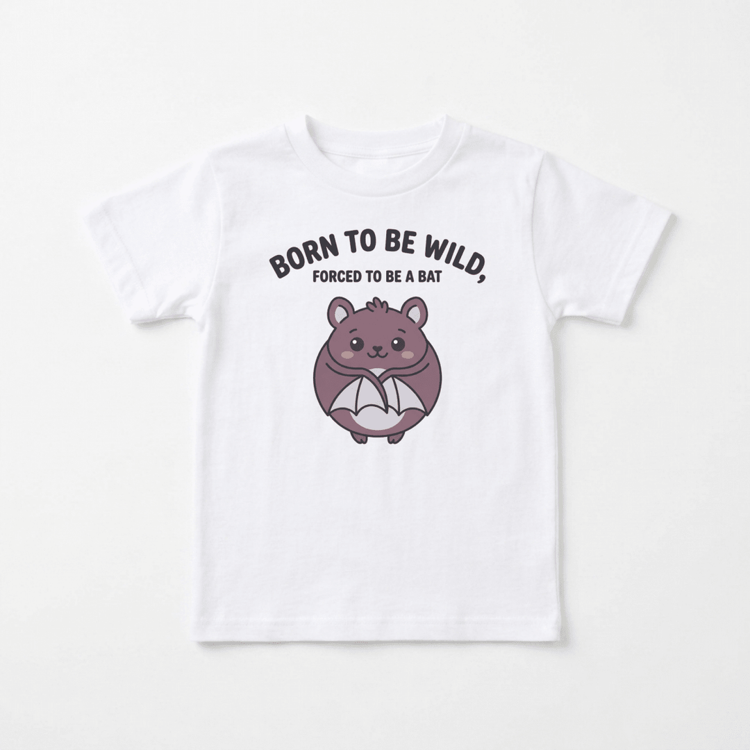 Born to Be Wild, Forced to Be a Bat Youth Tee | Unisex Kids Shirt - Okum Tees