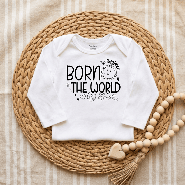 Born to Brighten the World Baby Onesie® | Unisex Outfit - Okum Tees