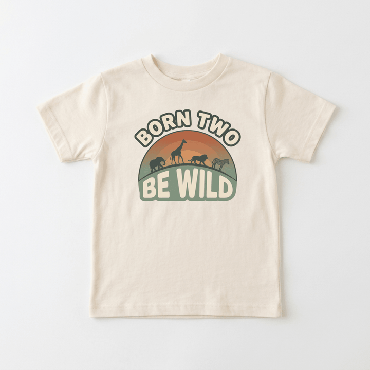 Born Two Be Wild Safari Toddler Tee | Cute Toddler Gift - Okum Tees