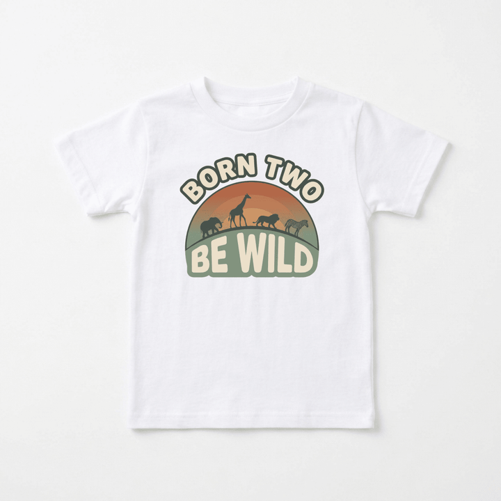 Born Two Be Wild Safari Toddler Tee | Cute Toddler Gift - Okum Tees