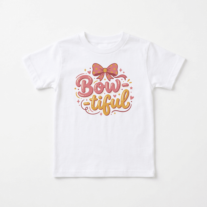 Bow-tiful Toddler Tee | Cute Toddler Gift - Okum Tees