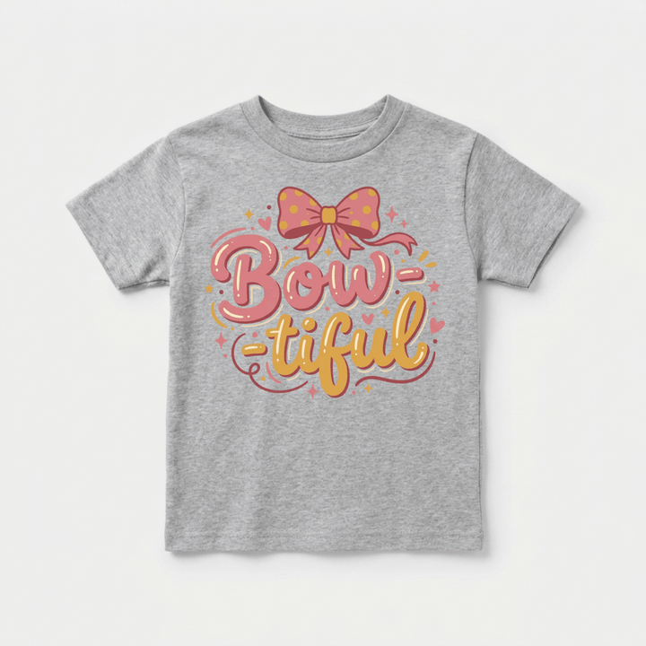 Bow-tiful Toddler Tee | Cute Toddler Gift - Okum Tees