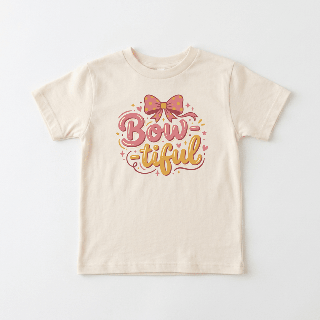 Bow-tiful Toddler Tee | Cute Toddler Gift - Okum Tees