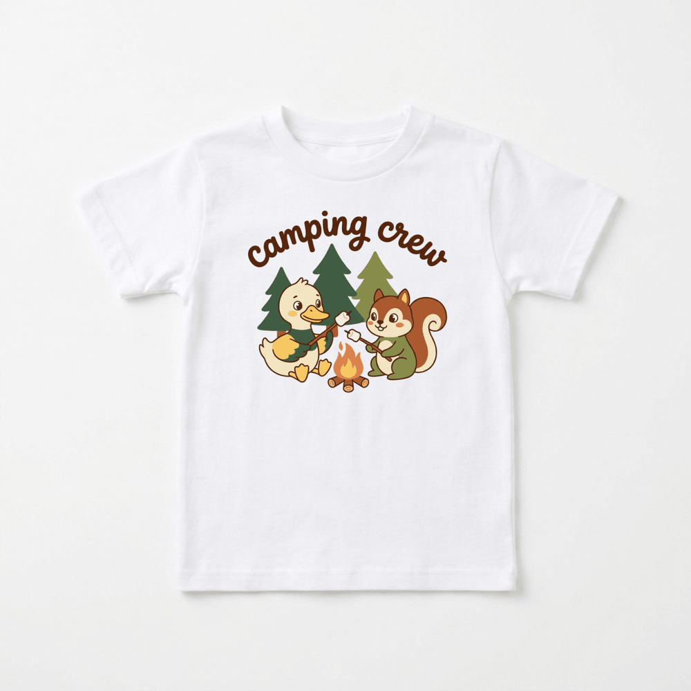 Campfire S'mores Crew Toddler Tee | Camping Shirt - Okum Tees