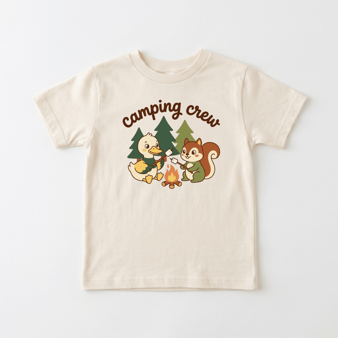 Campfire S'mores Crew Toddler Tee | Camping Shirt - Okum Tees