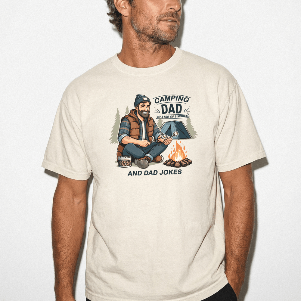 Camping Dad Master of S'mores Shirt - Okum Tees