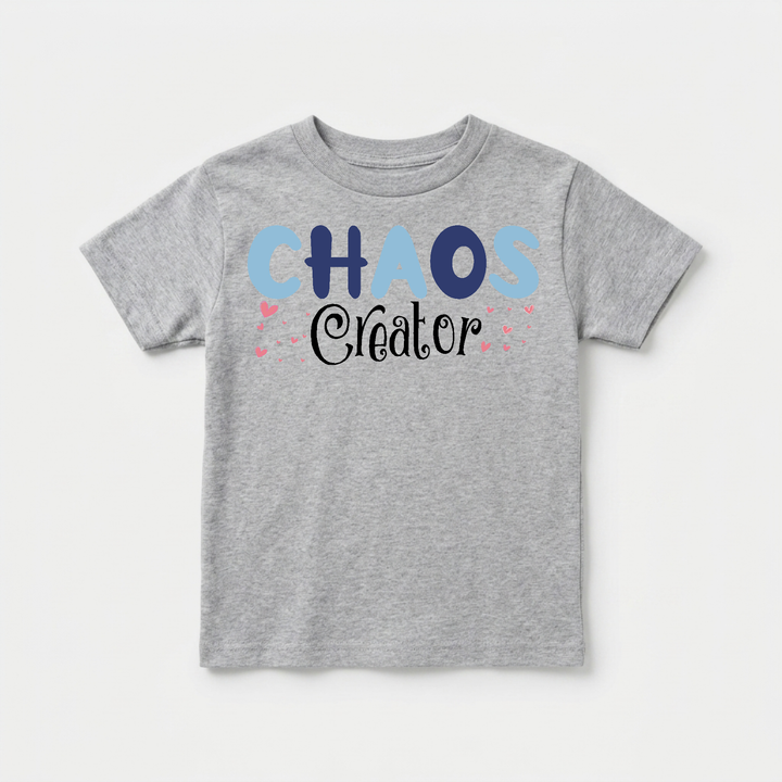 Chaos Creator Toddler Tee in Grey — Okum Tees