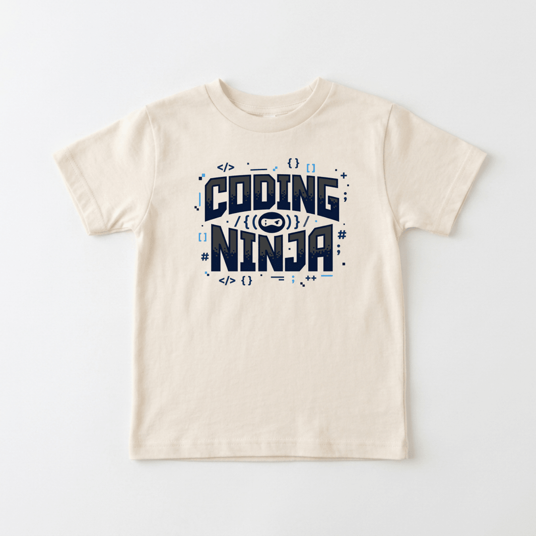Coding Ninja Youth Tee | Cute Kids Shirt - Okum Tees