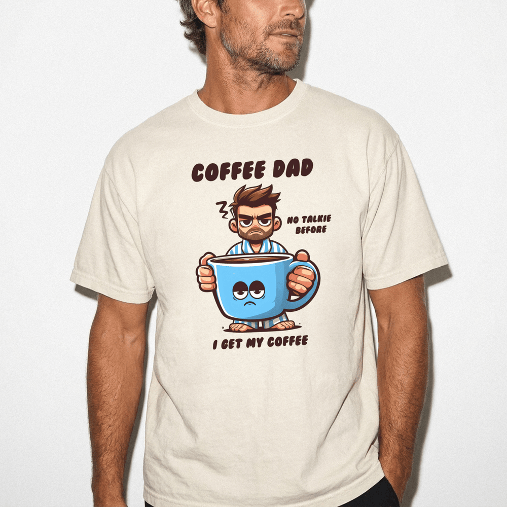 Coffee Dad No Talkie Shirt - Okum Tees