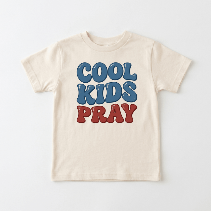 Cool Kids Pray Youth Tee | Christian Shirt - Okum Tees