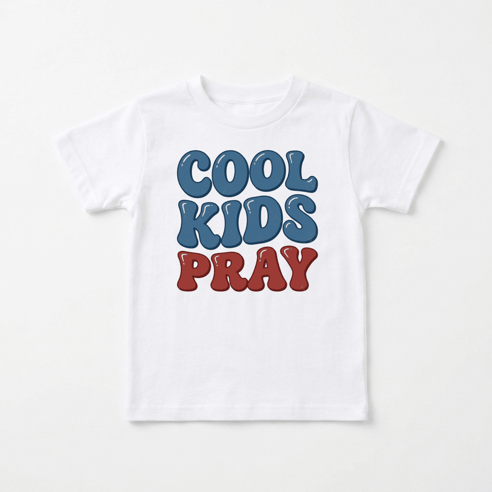 Cool Kids Pray Youth Tee | Christian Shirt - Okum Tees