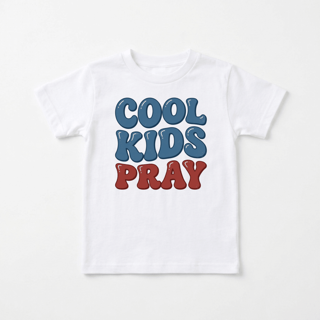 Cool Kids Pray Youth Tee | Christian Shirt - Okum Tees