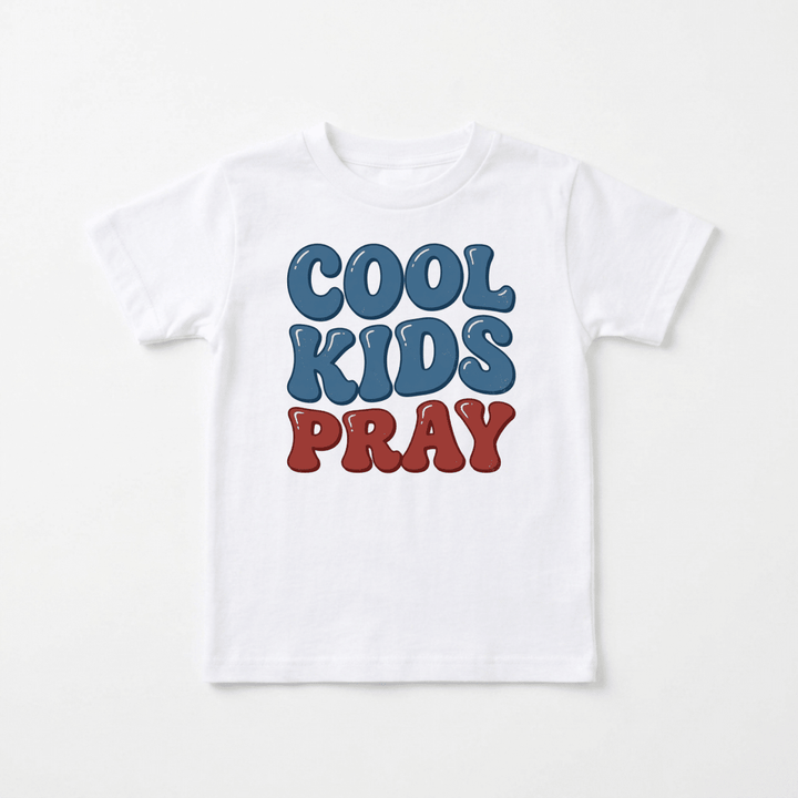 Cool Kids Pray Youth Tee | Christian Shirt - Okum Tees