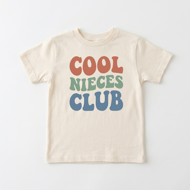 Cool Nieces Club Youth Tee in Natural — Okum Tees