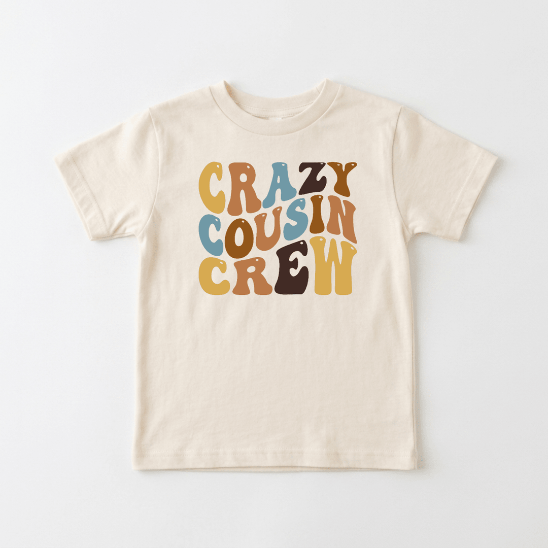 Crazy Cousin Crew Youth Tee | Cute Kids Shirt - Okum Tees