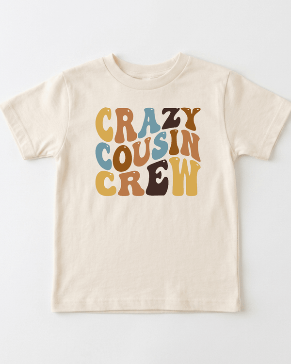 Crazy Cousin Crew Youth Tee | Cute Kids Shirt