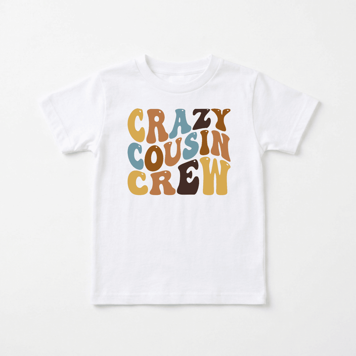 Crazy Cousin Crew Youth Tee | Cute Kids Shirt - Okum Tees