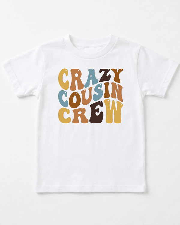 Crazy Cousin Crew Youth Tee | Cute Kids Shirt