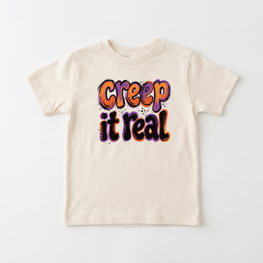 Creep It Real Youth Tee | Cute Halloween Shirt - Okum Tees