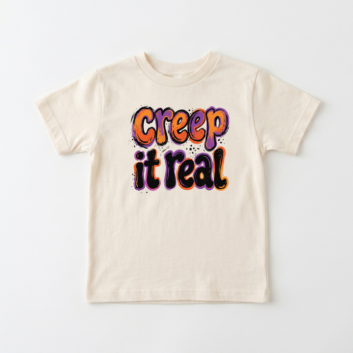 Creep It Real Youth Tee in Natural — Okum Tees