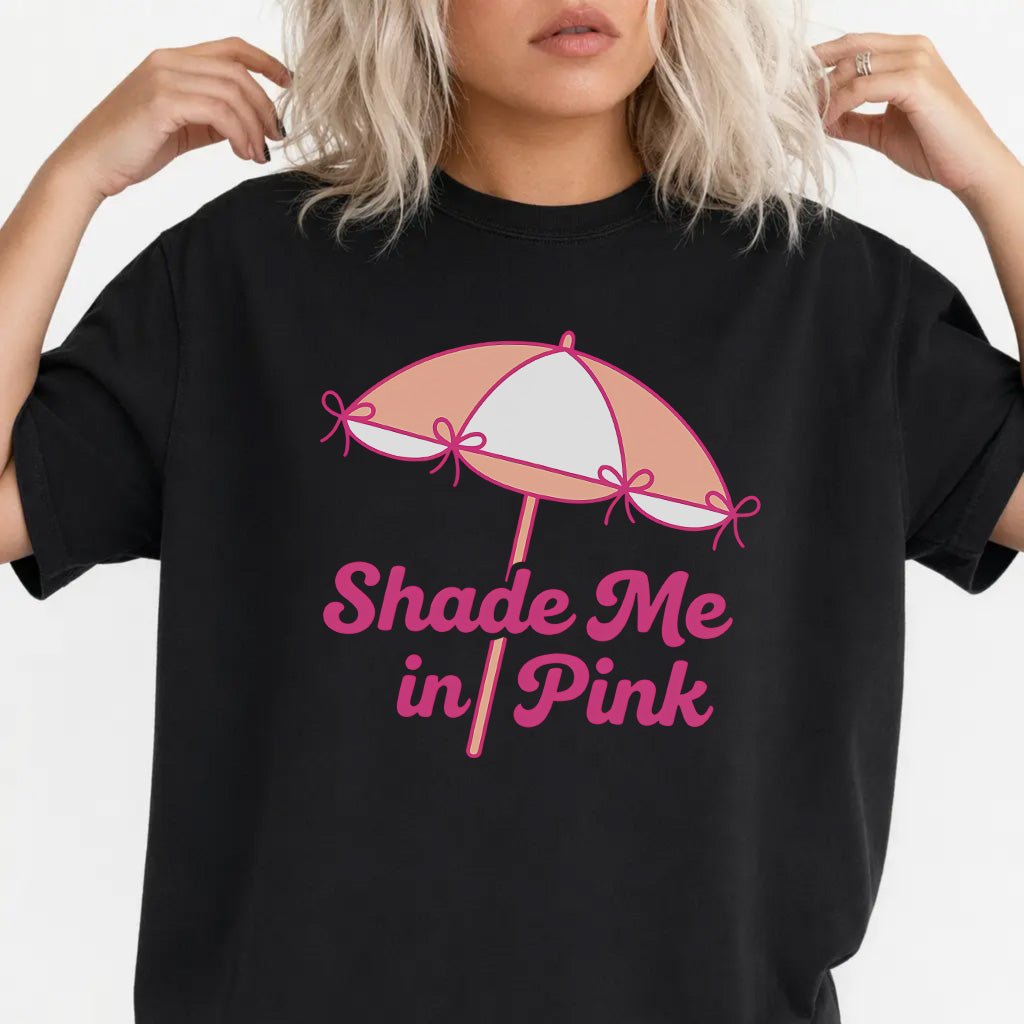 Cute Beach Umbrella Bow Women's Graphic Tee - Okum Tees