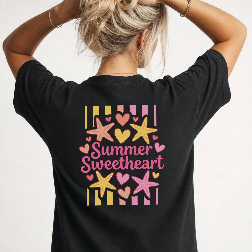 Cute Starfish Beach Women's Graphic Tee - Okum Tees