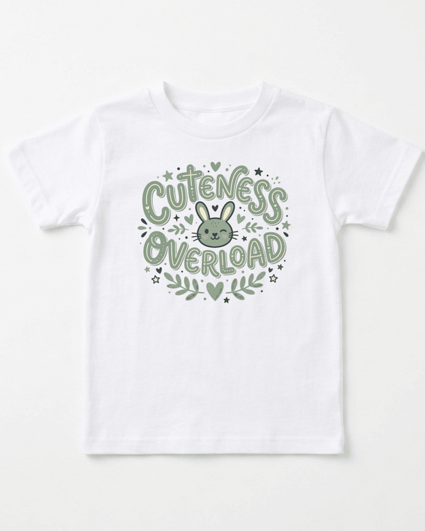 Cuteness Overload Bunny Toddler Tee | Cute Toddler Gift