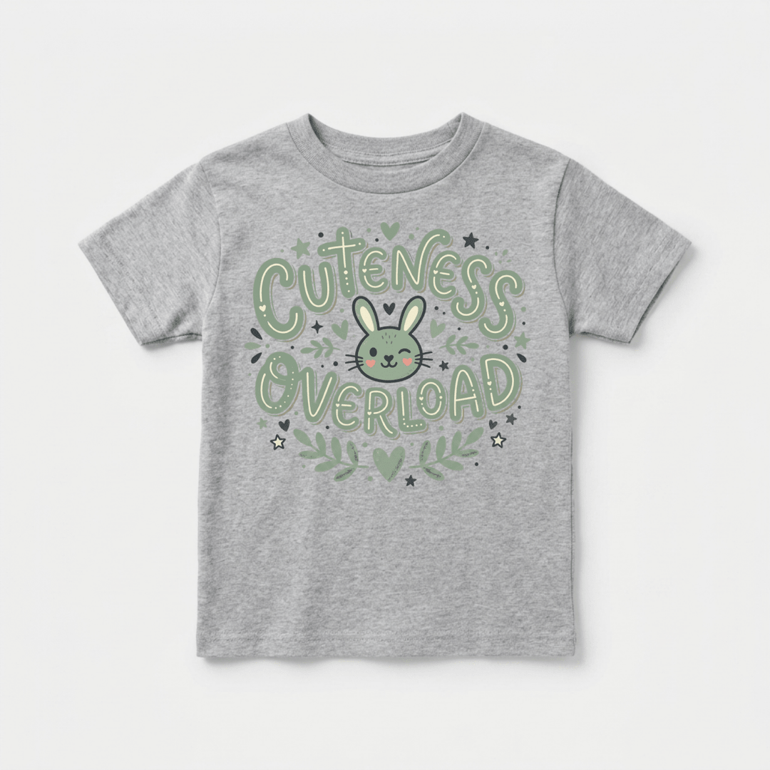 Cuteness Overload Bunny Toddler Tee | Cute Toddler Gift - Okum Tees
