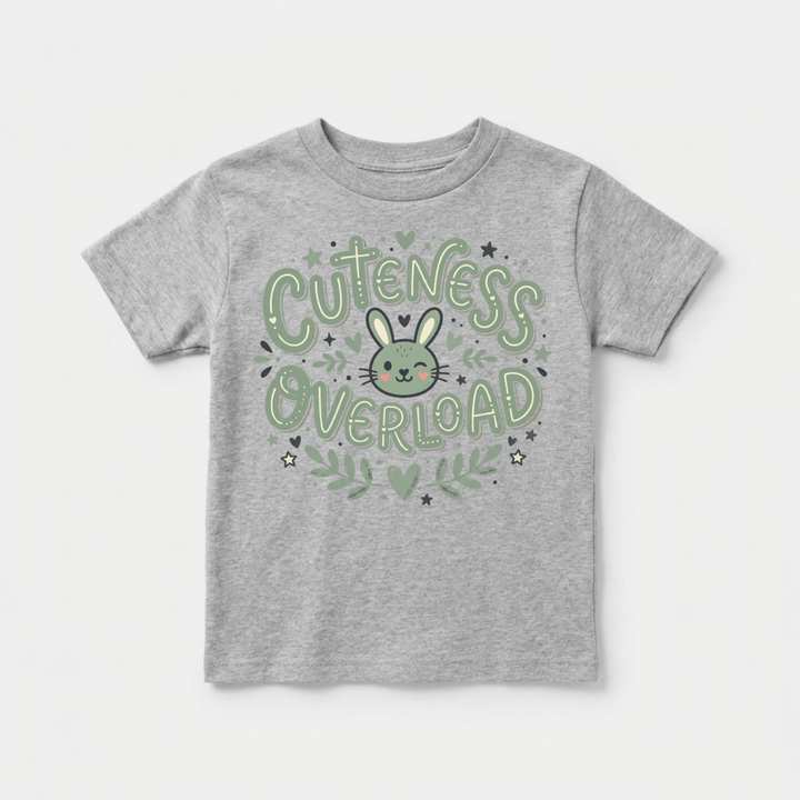 Cuteness Overload Bunny Toddler Tee | Cute Toddler Gift - Okum Tees